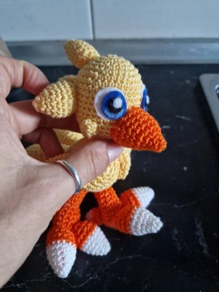 Pupazzo Chocobo Amigurumi Uncinetto Final Fantasy
