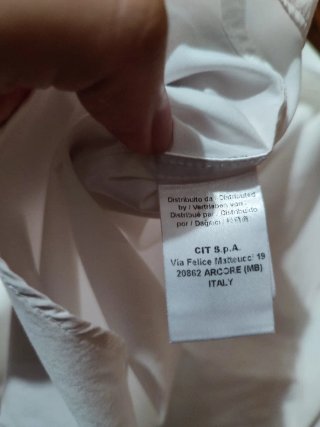 Camicia bianca uomo cerimonia colletto italiano 46