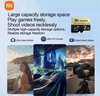 Tarjeta SD Xiaomi 2TB Alta Resistencia NUEVA