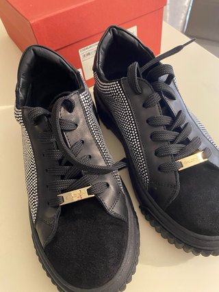 Sneakers Baldinini nere con strass - Tg. 35