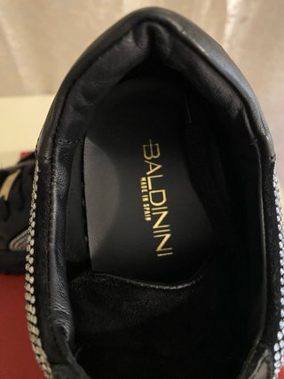 Sneakers Baldinini nere con strass - Tg. 35