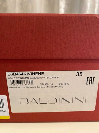 Sneakers Baldinini nere con strass - Tg. 35