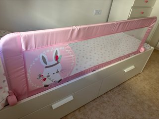 Protector de Cama Infantil Rosa
