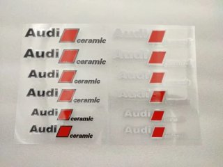 Vinilos pinzas de freno Audi Ceramic COLOR NEGRO