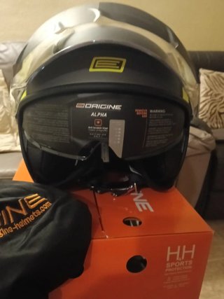 Casco Moto Origine Alpha Nuevo con funda talla M