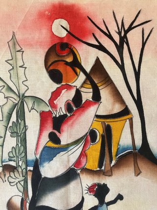 Pintura Africana Original Zimbabwe