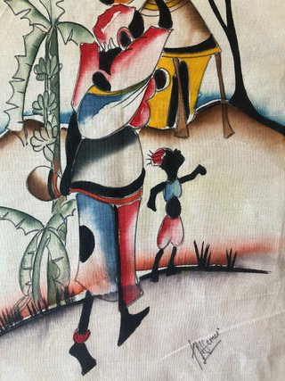 Pintura Africana Original Zimbabwe