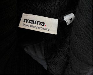 Chaqueta premamá negra