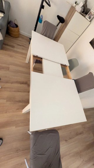 Mesa extensible Ikea blanca