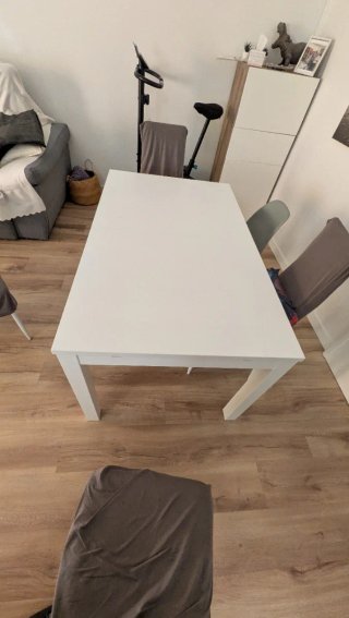 Mesa extensible Ikea blanca