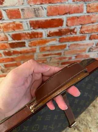 Borsa vintage monogram stile luxury marrone
