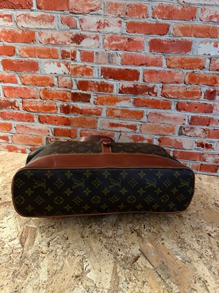 Borsa vintage monogram stile luxury marrone