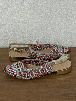 Sandalias Davinia Talla 38 Multicolor Doradas