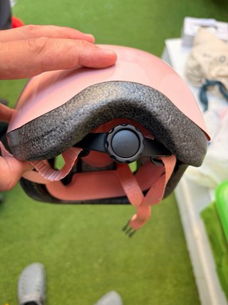 Casco bici infantil rosa 2 años