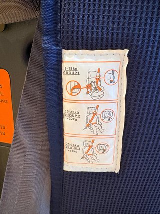 Silla coche niño PLAY azul
