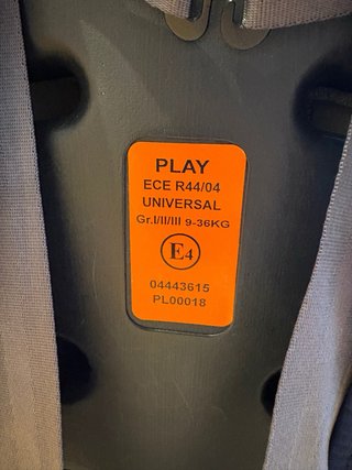 Silla coche niño PLAY azul