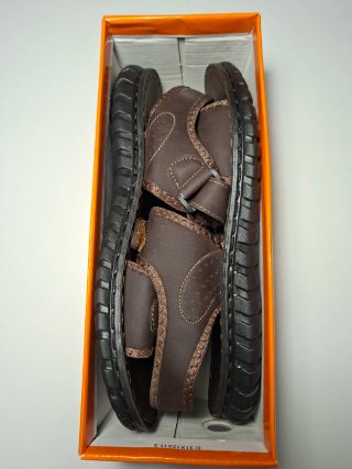 Sandalias de caballero marrones