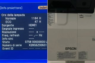 Proiettore Epson EB-470 Ultra Corta Distanza