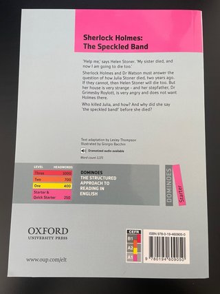 Libro Inglés Sherlock Holmes: The Speckled Band
