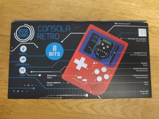 Consola Retro Digital Planet 8 Bits Roja