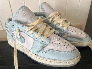 Zapatillas Jordan 1 Low Azul y Blanco