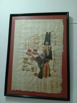 Antichi dipinti egizi su papiro