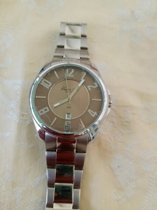 Orologio Kenneth Cole Uomo Argento e Marrone
