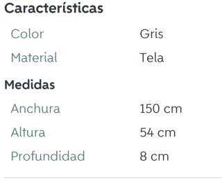 Cabecero Cama 150