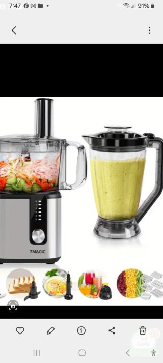 Procesador de Alimentos 7Magic 11 en 1