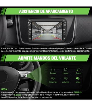 Radio Coche Android 15 2GB+64GB •NUEVO PRECINTADO