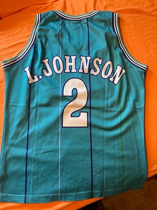 Canotta NBA Charlotte Hornets Larry Johnson