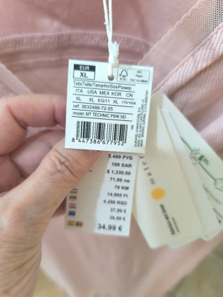 Camisón Maternidad Rosa Talla XL