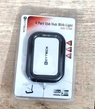 Hub Usb 4 Porte Con Luce Led Orientabile Keyteck .