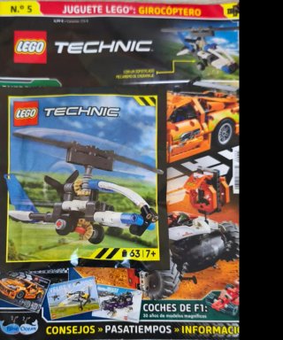 Revista lego technic con su lego