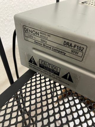 Amplificador Denon DRA-F102 Plata