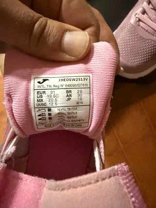 Zapatillas Joma Niña Talla 31 Rosa