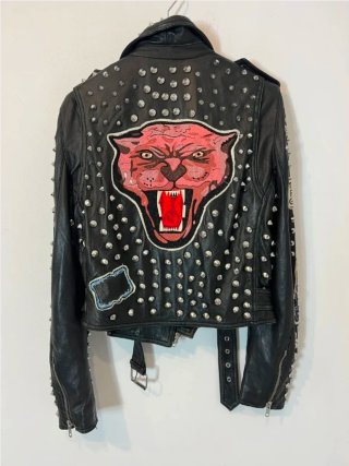 Chaqueta Biker Zara Tachuelas