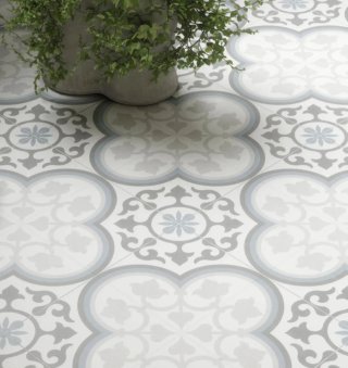 Azulejo porcelánico efecto vintage