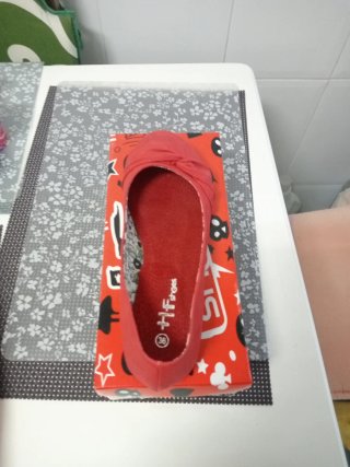 Zapatos planos HF Shoes rojos talla 36