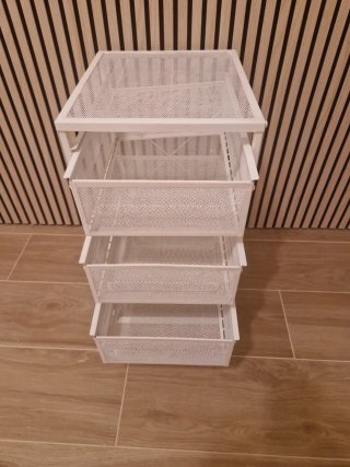Cajonera Ikea Metal 3 Cajones Blanca