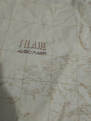 Borsa Alviero Martini stampa mappa