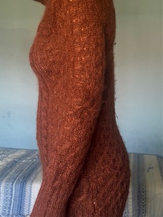 Maxi maglione Patrizia Pepe color ruggine
