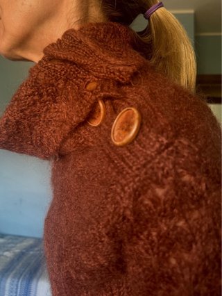 Maxi maglione Patrizia Pepe color ruggine