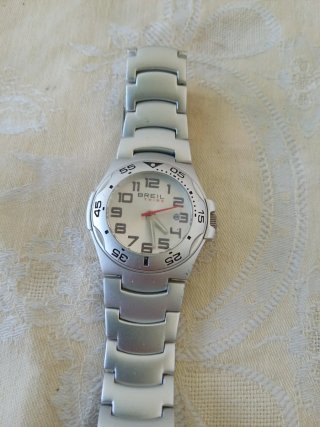 Orologio Breil Uomo Argento Bianco