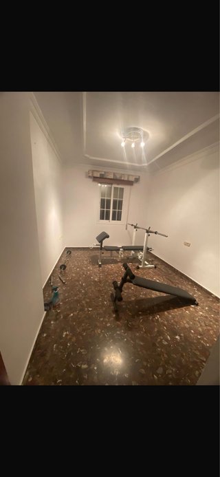 Lote máquinas y pesas musculación