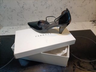 Zapatos Farrutx T38 Negros Charol