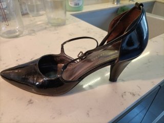 Zapatos Farrutx T38 Negros Charol