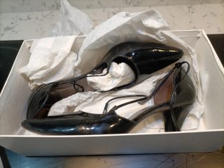 Zapatos Farrutx T38 Negros Charol