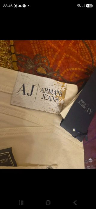 Capri Armani Jeans bianchi