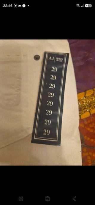Capri Armani Jeans bianchi